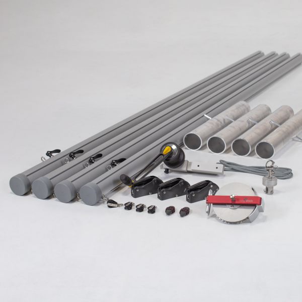 Flex Hardware-Set Premium mit 4 Masten